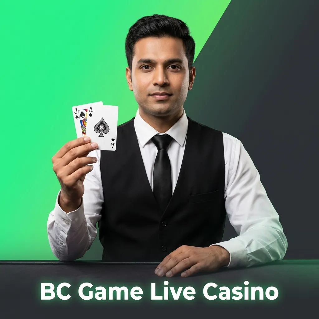 BC Game live casino lobby showing real dealers streaming Lightning Roulette, Infinite Blackjack, Andar Bahar, Teen Patti and more